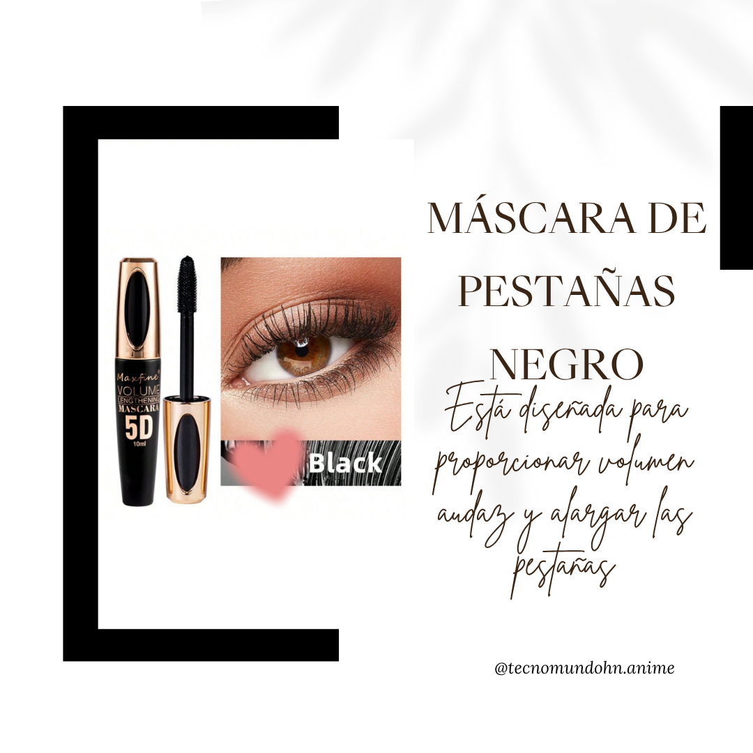 Mascara De Pestañas Negro