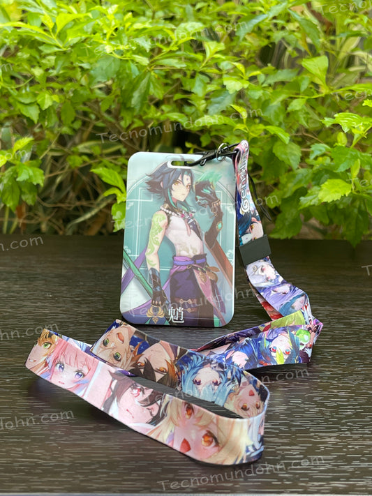 Genshin Impact Lanyard + Portacarnet 19