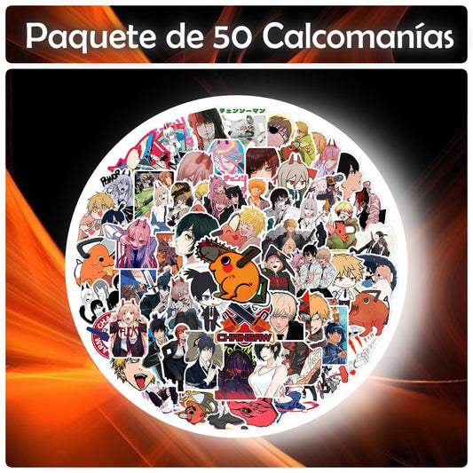 Calcomanías 50Pcs/Chainsaw Man