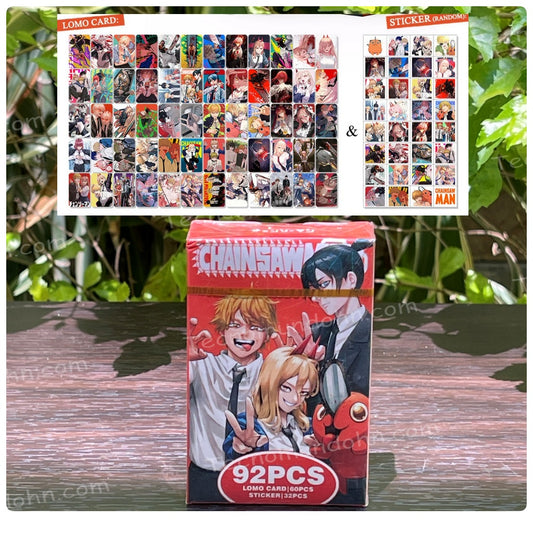 Chainsaw Man | 92Pcs Tarjetas coleccionables