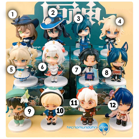 Figuras Genshin Impact (A) 8-9Cm