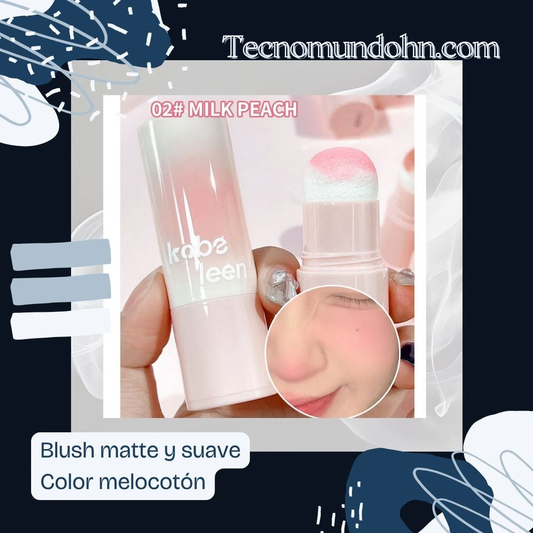 Blush Matte Y Suave Color Melocotón