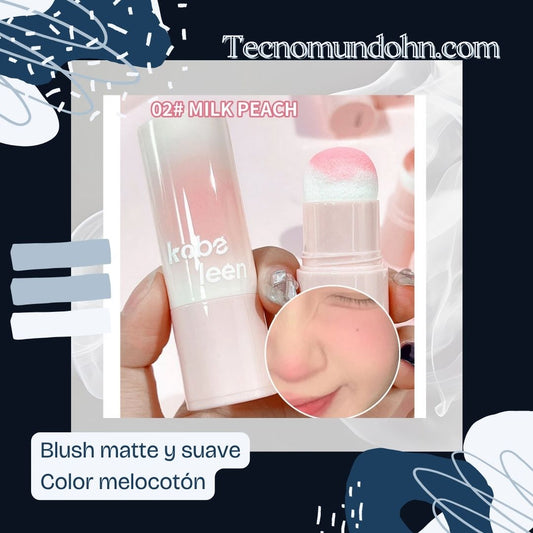 Blush Matte Y Suave Color Melocotón