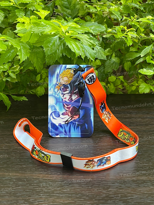 Dragon Ball Lanyard + Portacarnet (A)