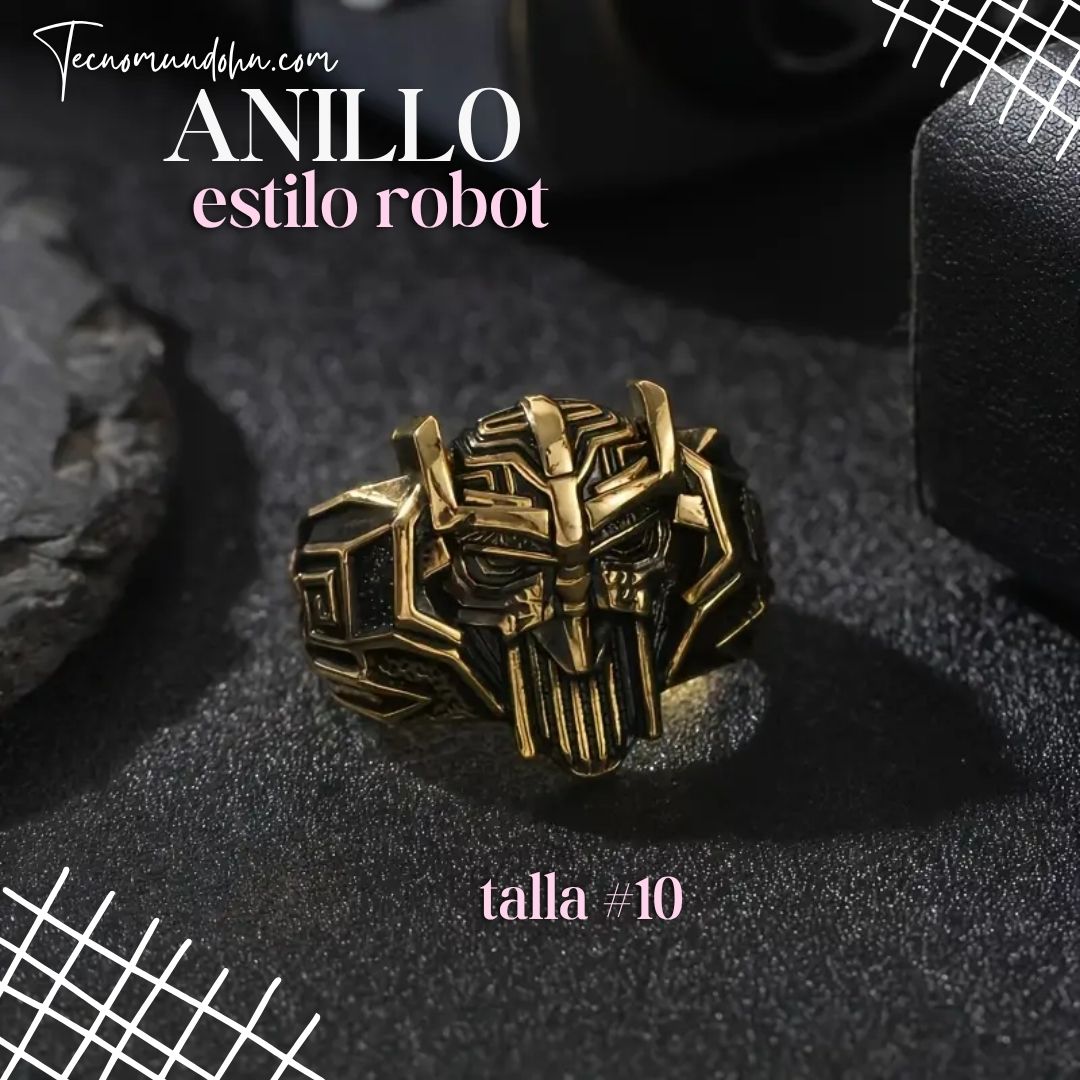 Anillo Estilo Robot