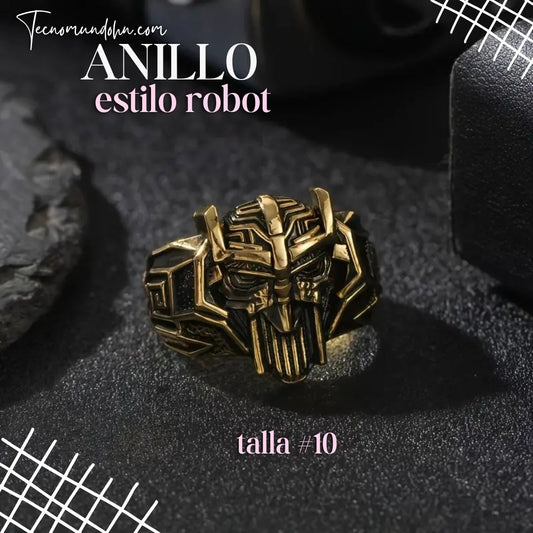 Anillo Estilo Robot