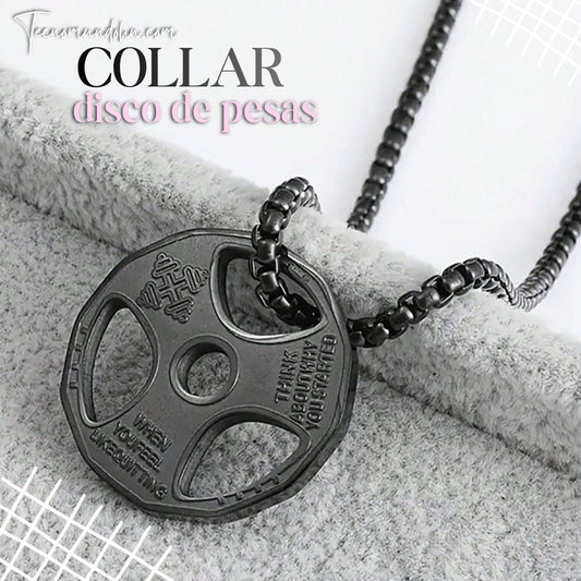 Collar Disco De Pesas