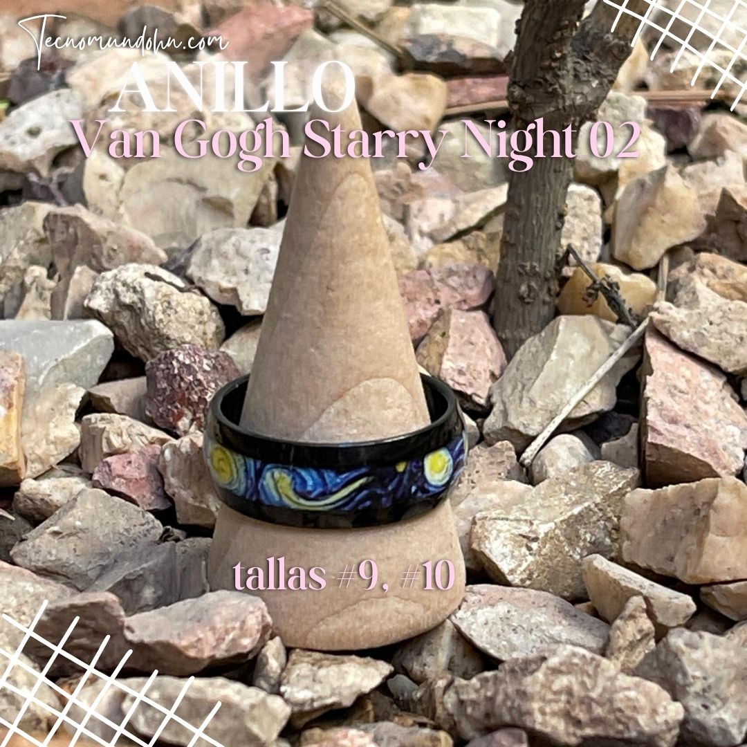 Anillo Van Gogh Starry Night  02