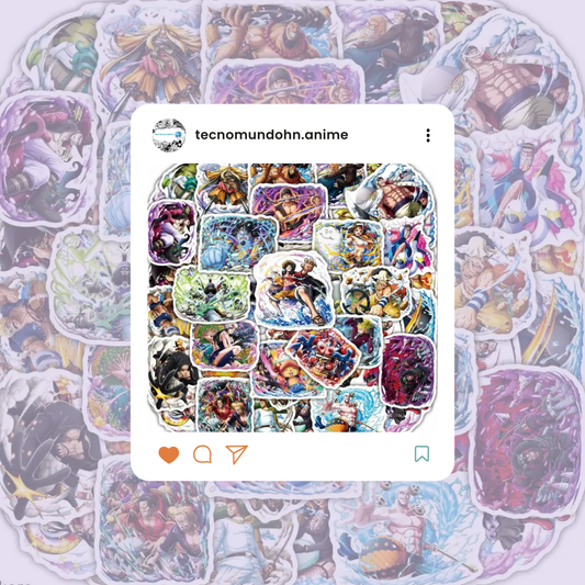 Paquete Calcomanías One Piece (B)