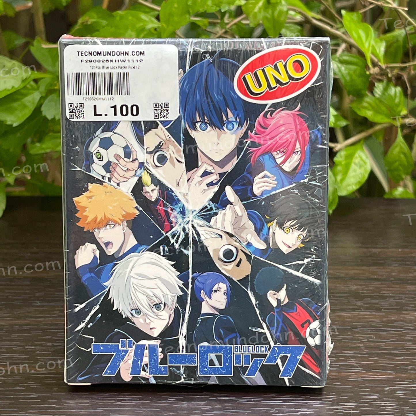 Baraja De Cartas Uno Con Temática De Blue Lock