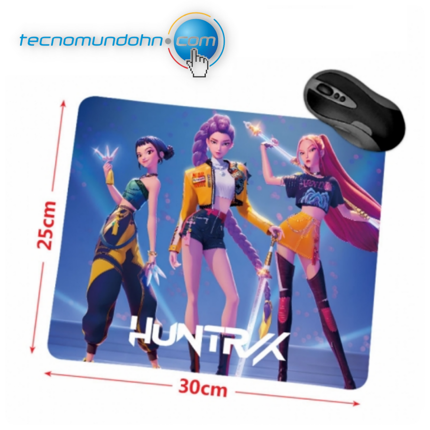 Mouse Pad K-Pop: Demon Hunters 25X30Cm