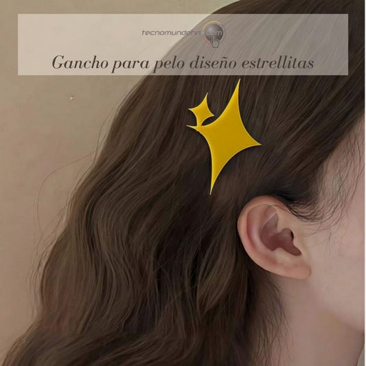 Gancho Para Pelo Diseño De Estrellitas