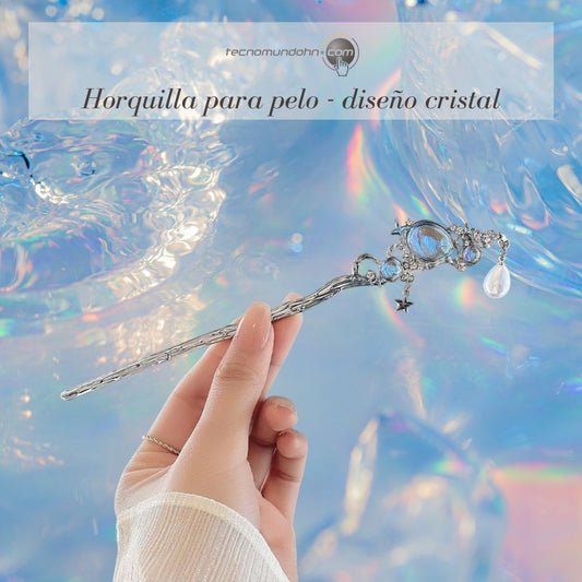 Horquilla Para Pelo Diseño Cristal