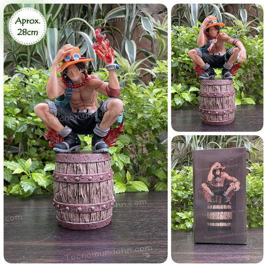 Figura Portgas D. Ace Barril De Vino 28Cm |One Piece