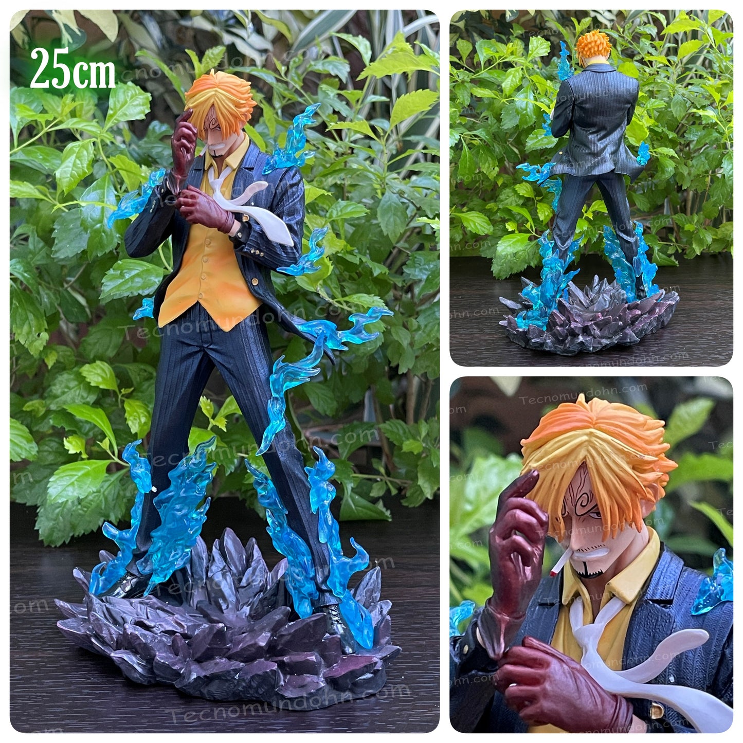 Figura  Sanji Con Llamas Azules 25Cm | One Piece