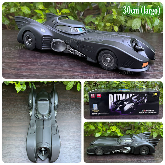 Modelo A Escala 1:18 Del Batimóvil De 1989 Fabricado Por Qy Toys (Diecast)