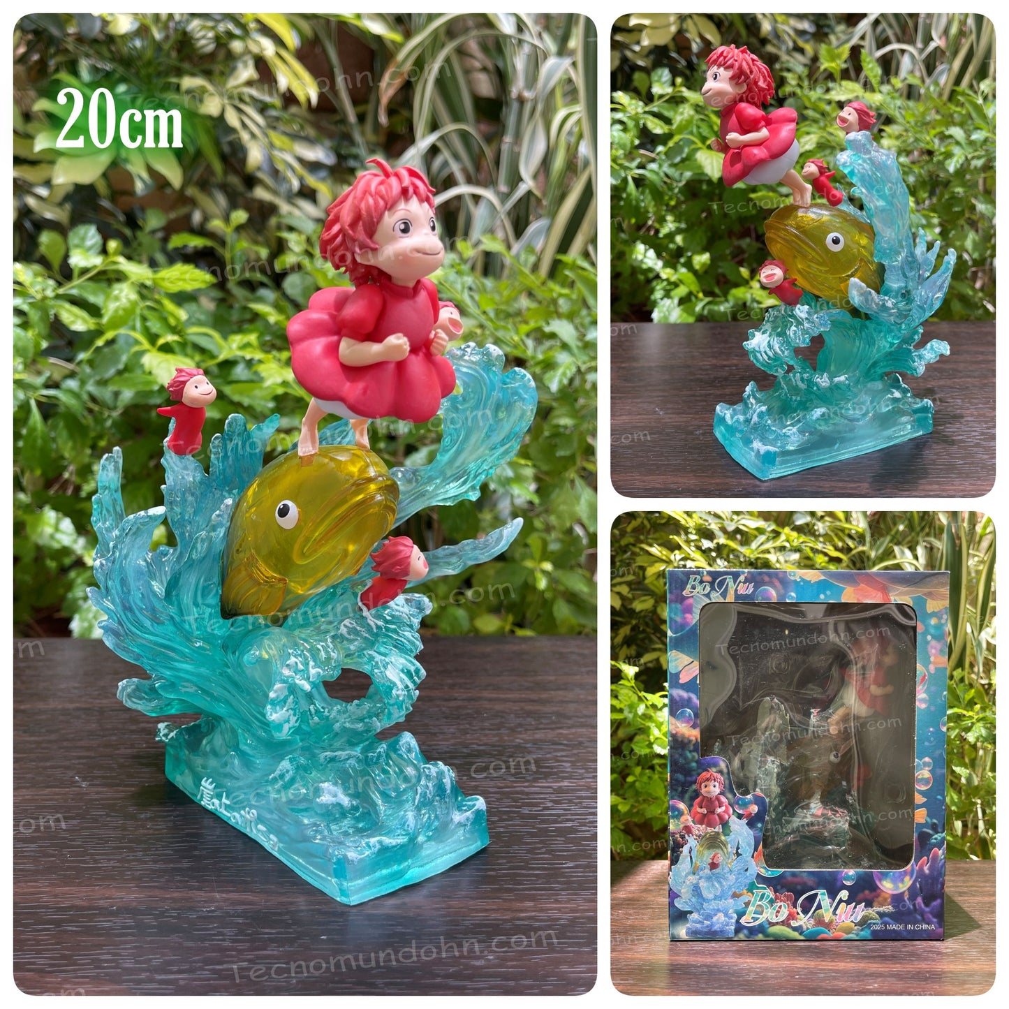 Figura Coleccionable Ponyo En El Mar 20Cm | Studio Ghibli