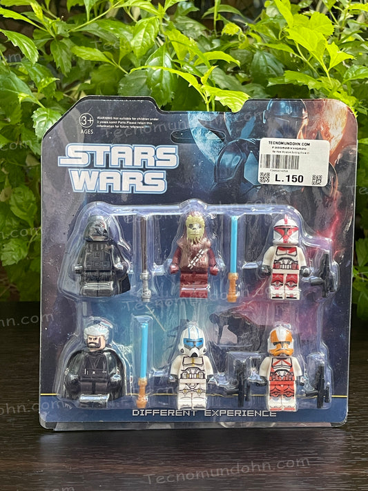 Set 6 Minifiguras De Star Wars