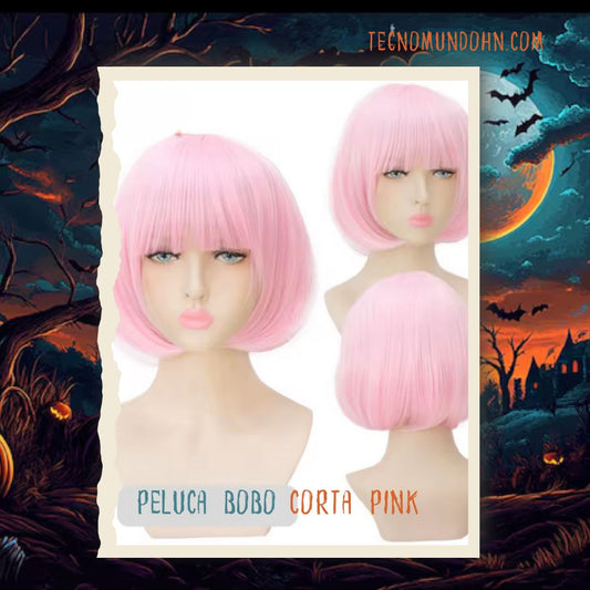 Peluca Pink Corta A