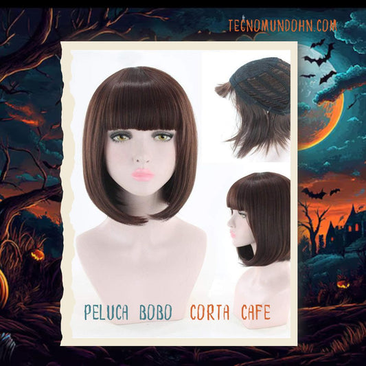 Peluca Café Oscura Corta G