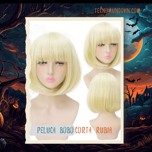 Peluca Rubia Clara Corta K