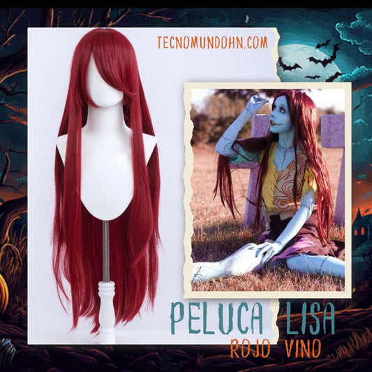 Peluca Rojo Vino Lisa I