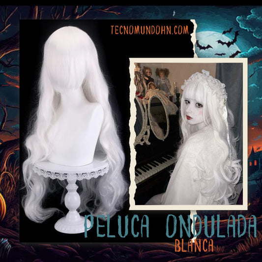 Peluca Blanca Colocha M