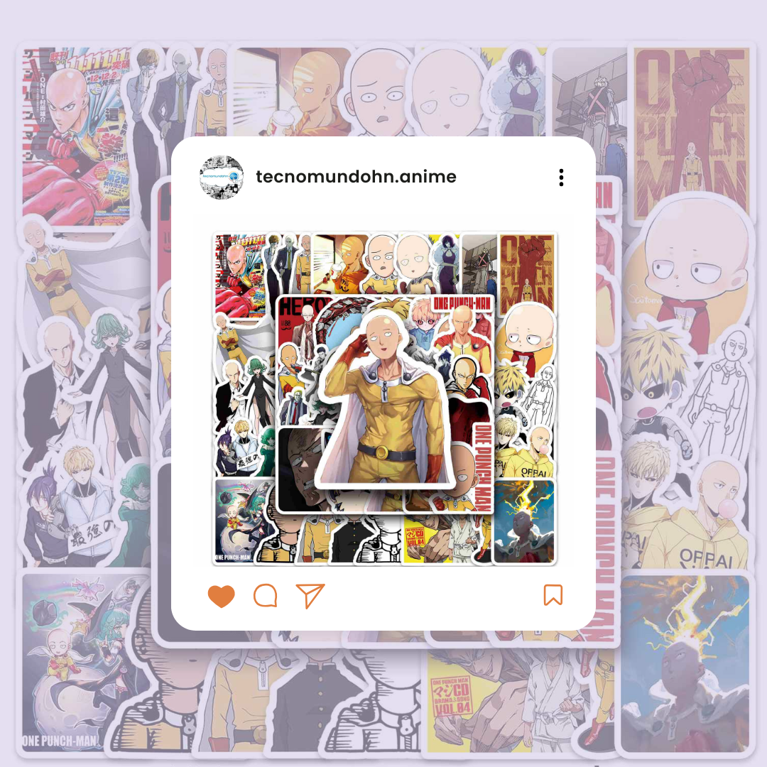 Paquete Calcomanías One Punch Man