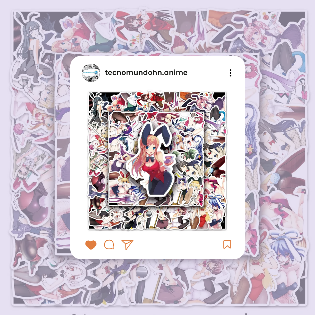 Paquete Calcomanías Anime Bunny Girl