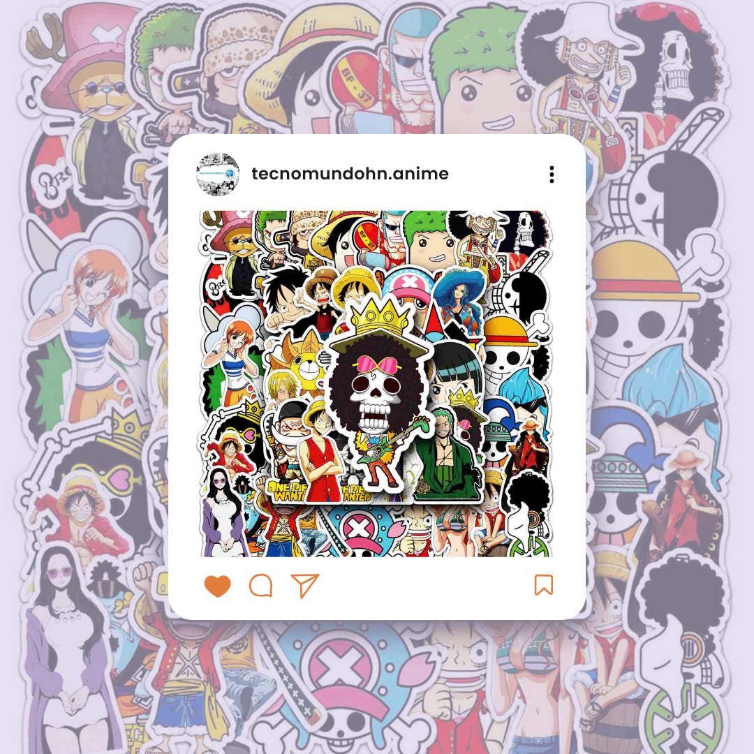 Paquete Calcomanías One Piece (B)