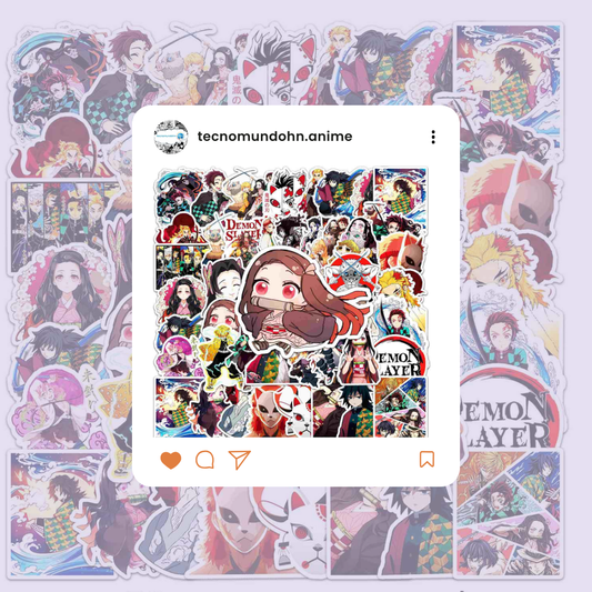 Paquete Calcomanías  Demon Slayer (C)