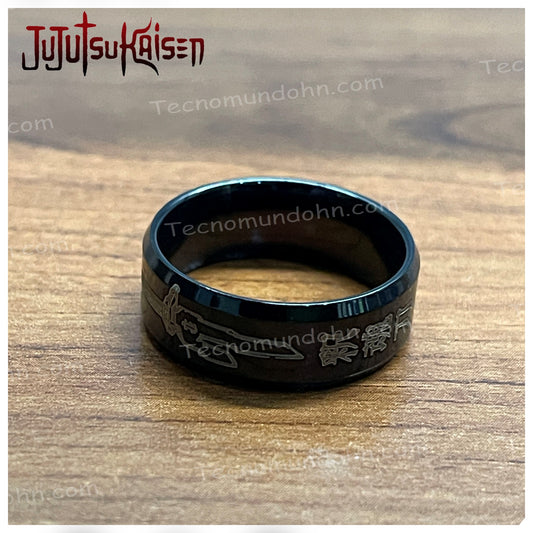 Anillo Jujutsu Kaisen Black
