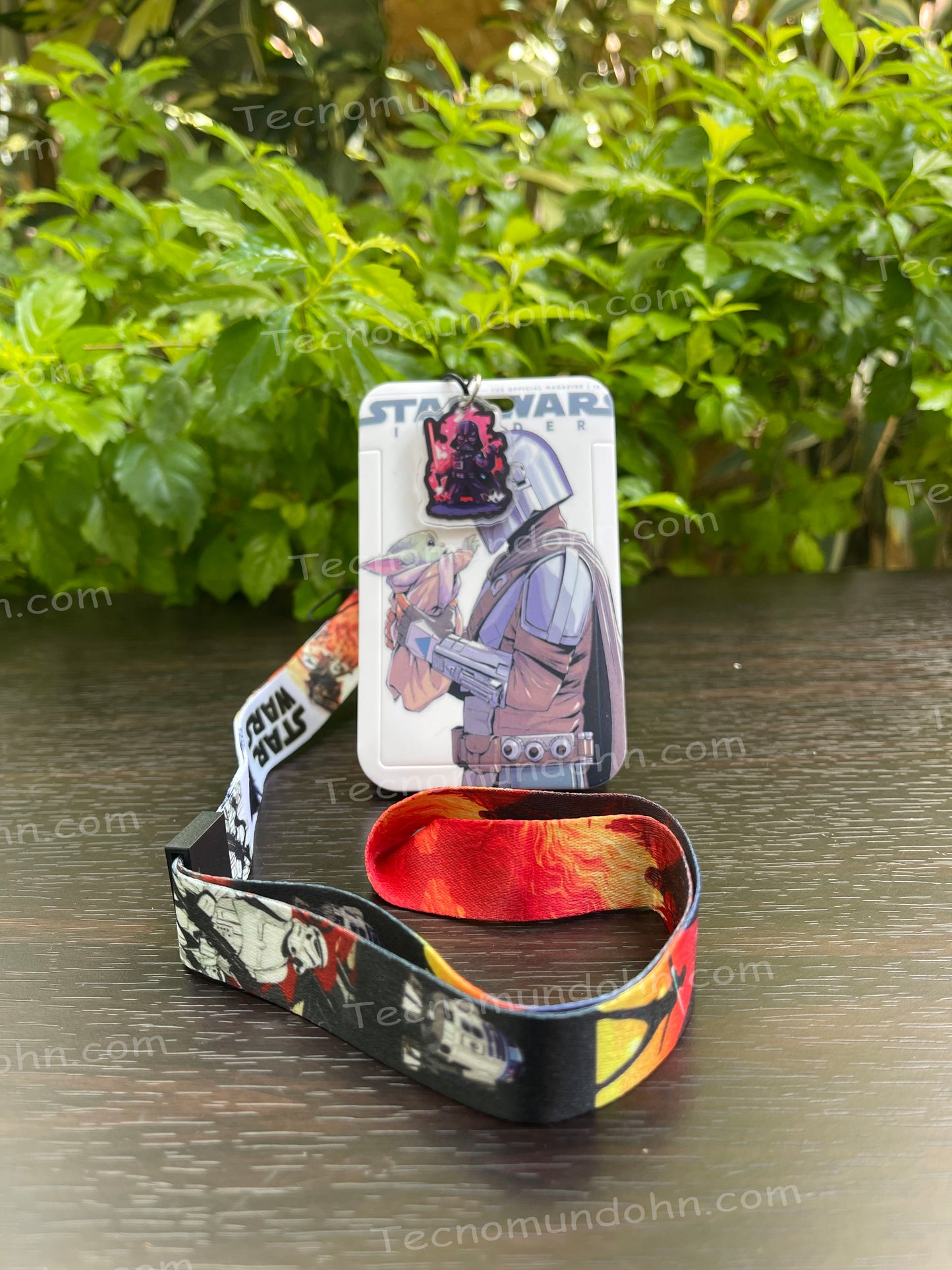 Mandalorian Lanyard + Portacarnet  Star War