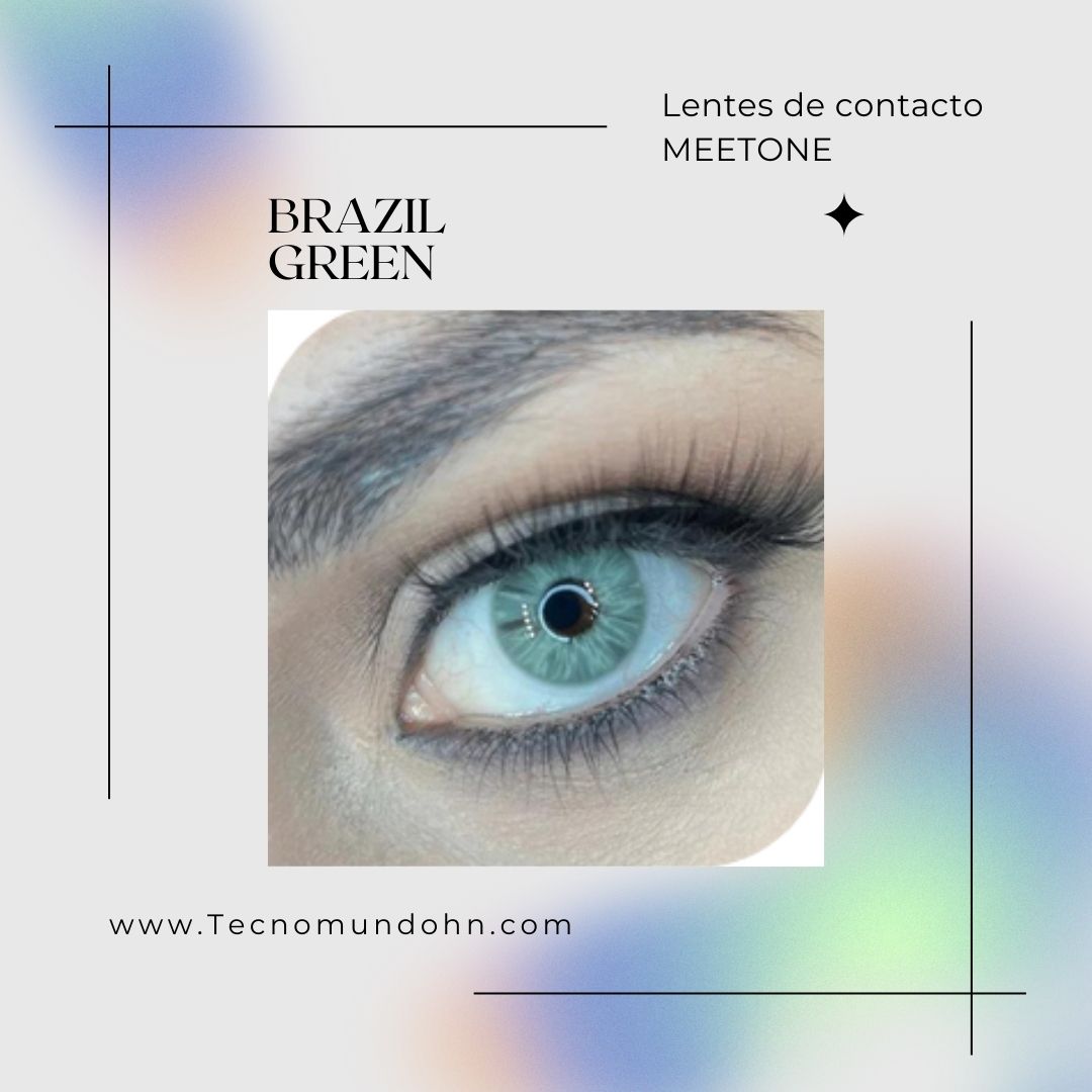 Lente De Contacto Brazil Green