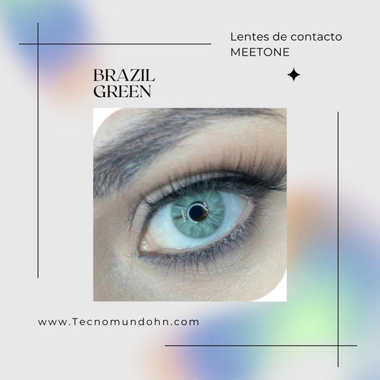 Lente De Contacto Brazil Green