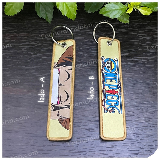 Llavero Bordado Doble Cara  One Piece 13