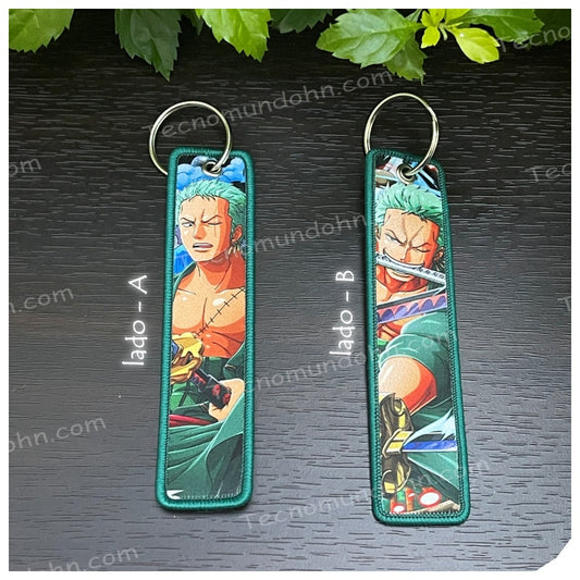 Llavero Bordado Doble Cara  One Piece 21