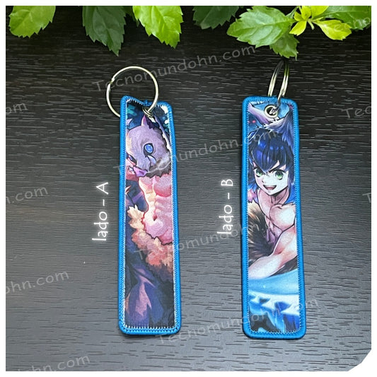 Llavero Bordado Doble Cara Demon Slayer 20