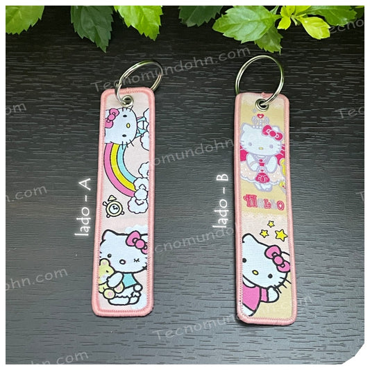 Llavero Bordado Doble Cara Sanrio Kitty (5)