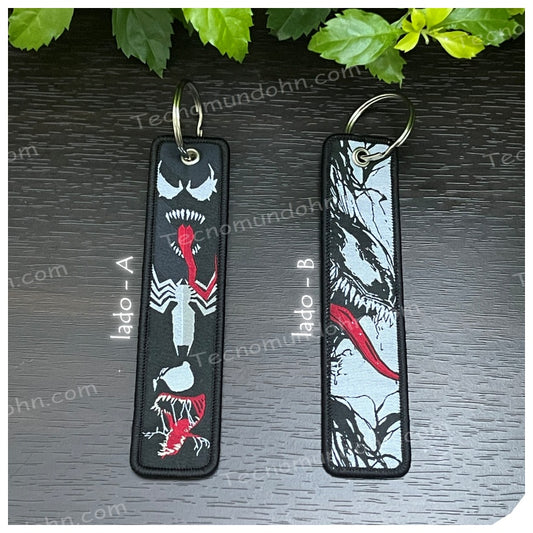 Llavero Bordado Doble Cara Venom 13