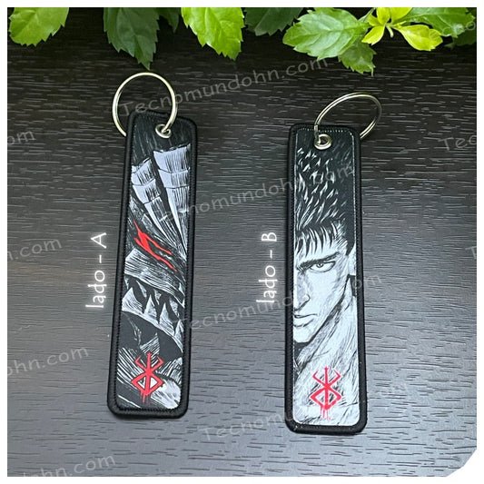 Llavero Bordado Doble Cara De Berserk (8)