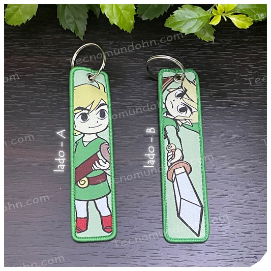 Llavero Bordado Doble Cara Zelda 10