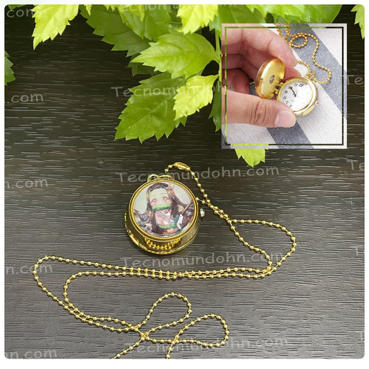 Collar Reloj Giratorio Nezuko | Demon Slayer