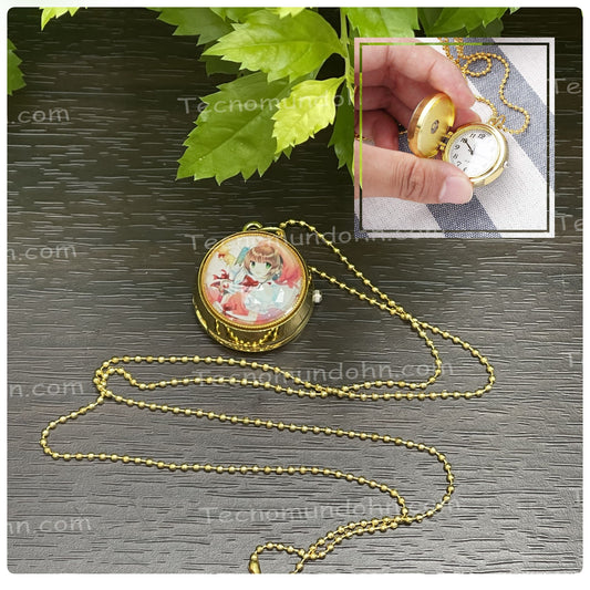 Collar Reloj Giratorio Sakura CardCaptor