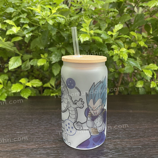 Copa de Vidrio helado Vegeta | Dragon Ball