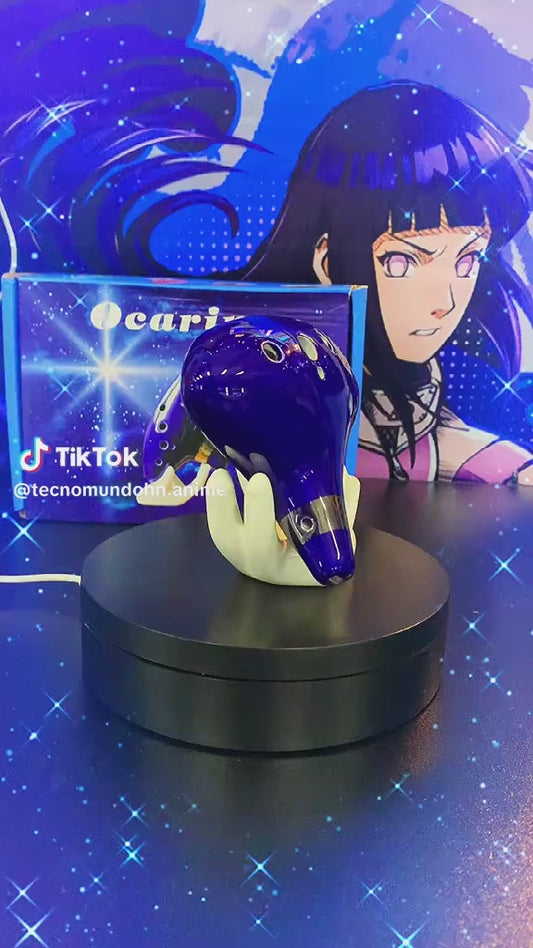 Ocarina The Legend Of Zelda + Base En Forma De Mano