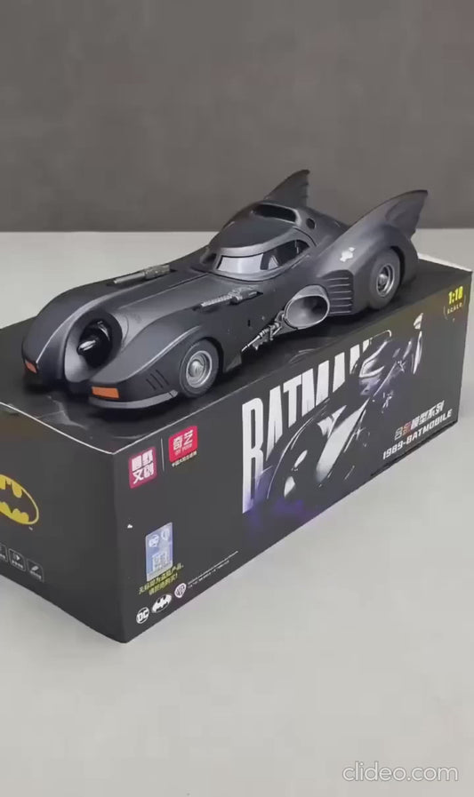 Modelo A Escala 1:18 Del Batimóvil De 1989 Fabricado Por Qy Toys (Diecast)| Batman