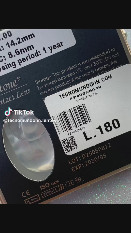Lente De Contacto Hidrotone Ice Gray